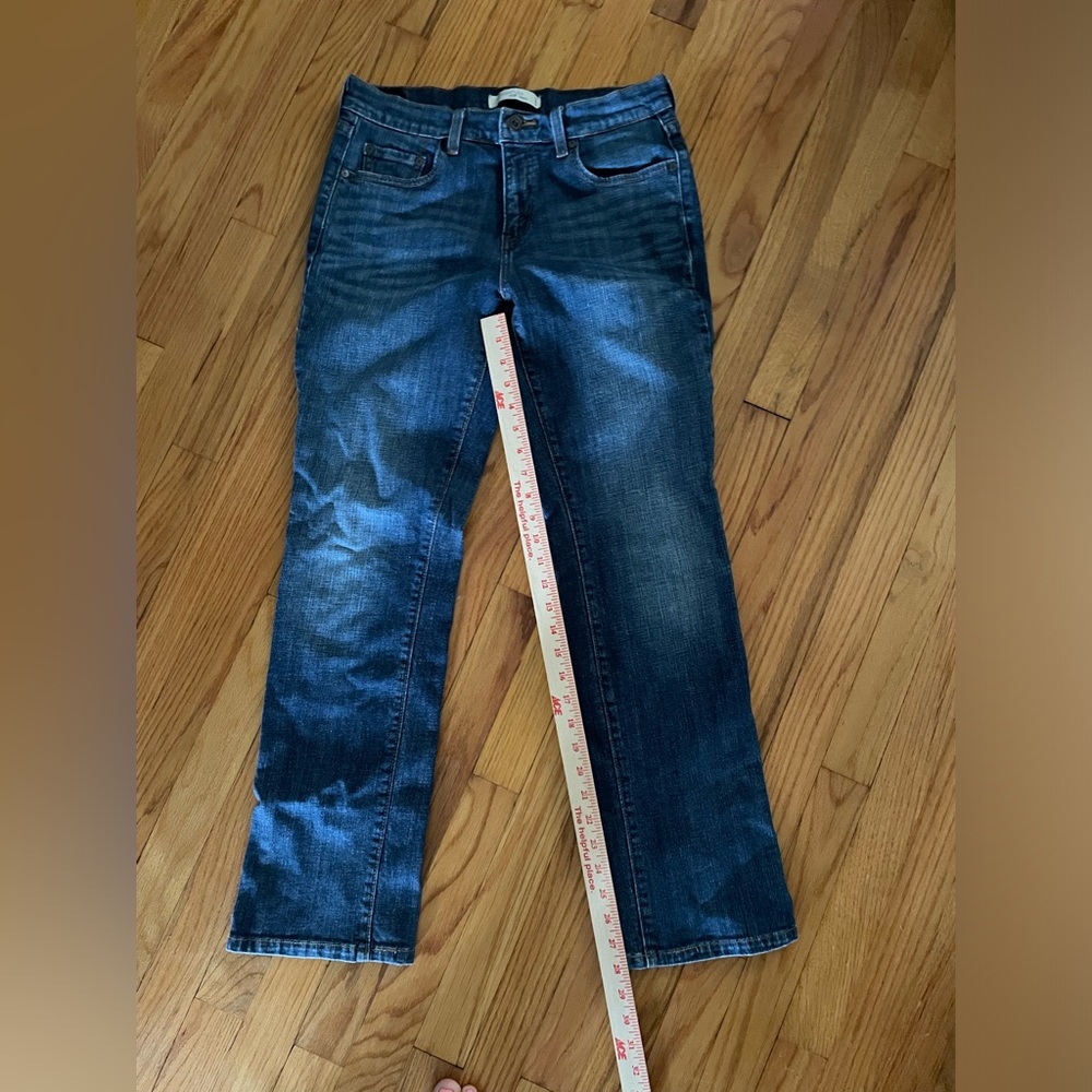 Levis Straight Leg 505 Dark Blue Straight-Leg Jeans